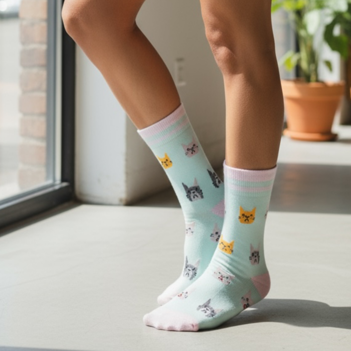 Cartoon Compression Socks [S/M]